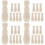 32Ud Pomos Para De Madera Beige Accesorios Decor 7