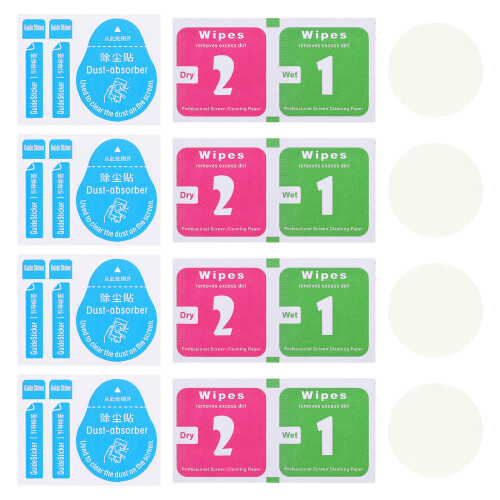 8Ud Film Cristal Para Protector Pantalla Transparente