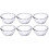 6Ud Transparentes De Vidrio Para Hogar 6