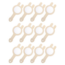 36Ud Espejos Decorativos Beige Para Niños DIY Espejo De Mano