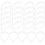 160Pcs White Plastic Collar Stays for Blouse Shirt Collar Fixing Tools 1