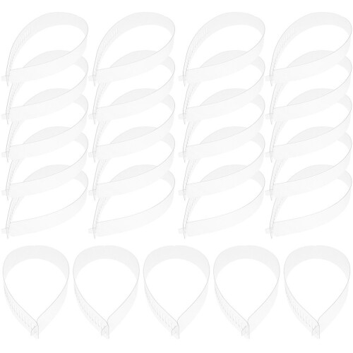 160Pcs White Plastic Collar Stays for Blouse Shirt Collar Fixing Tools