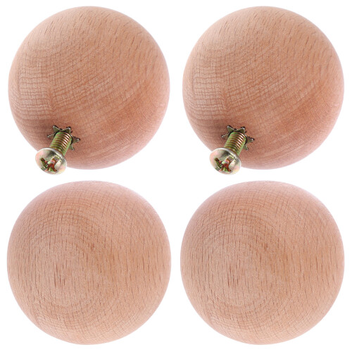8Ud De Bola De Madera Para Cajones Y Armarios Coloridos