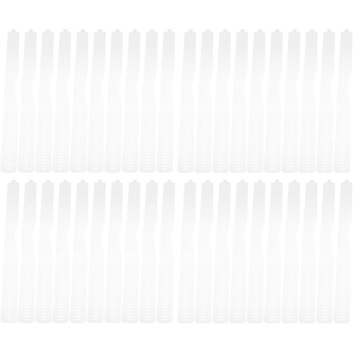 160Pcs White Plastic Collar Stays for Blouse Shirt Collar Fixing Tools 2