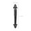 2Ud Negros De Metal Para Muebles Cocina 9