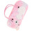 2Pcs Plush Eyeglass Case Cute Bear Soft Protective Hard Shell for Kids 1