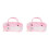 2Pcs Plush Eyeglass Case Cute Bear Soft Protective Hard Shell for Kids 6