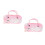 2Pcs Plush Eyeglass Case Cute Bear Soft Protective Hard Shell for Kids 9