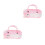 2Pcs Plush Eyeglass Case Cute Bear Soft Protective Hard Shell for Kids 7