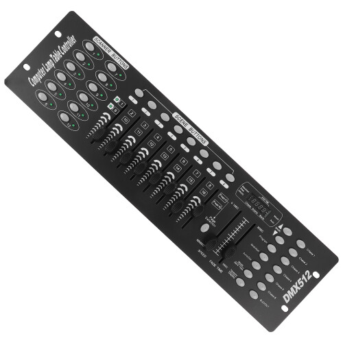 2Pièces Console Dmx192 Noire Pour Lumières De Scène 2