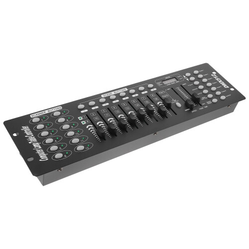 2Pièces Console Dmx192 Noire Pour Lumières De Scène 1