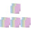 4Pcs Versatile Loose Leaf Binder Pockets Replaceable Scrapbook Inserts 4