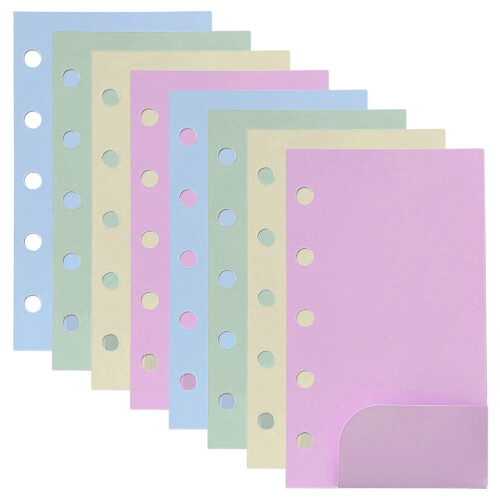 4Pcs Versatile Loose Leaf Binder Pockets Replaceable Scrapbook Inserts 1