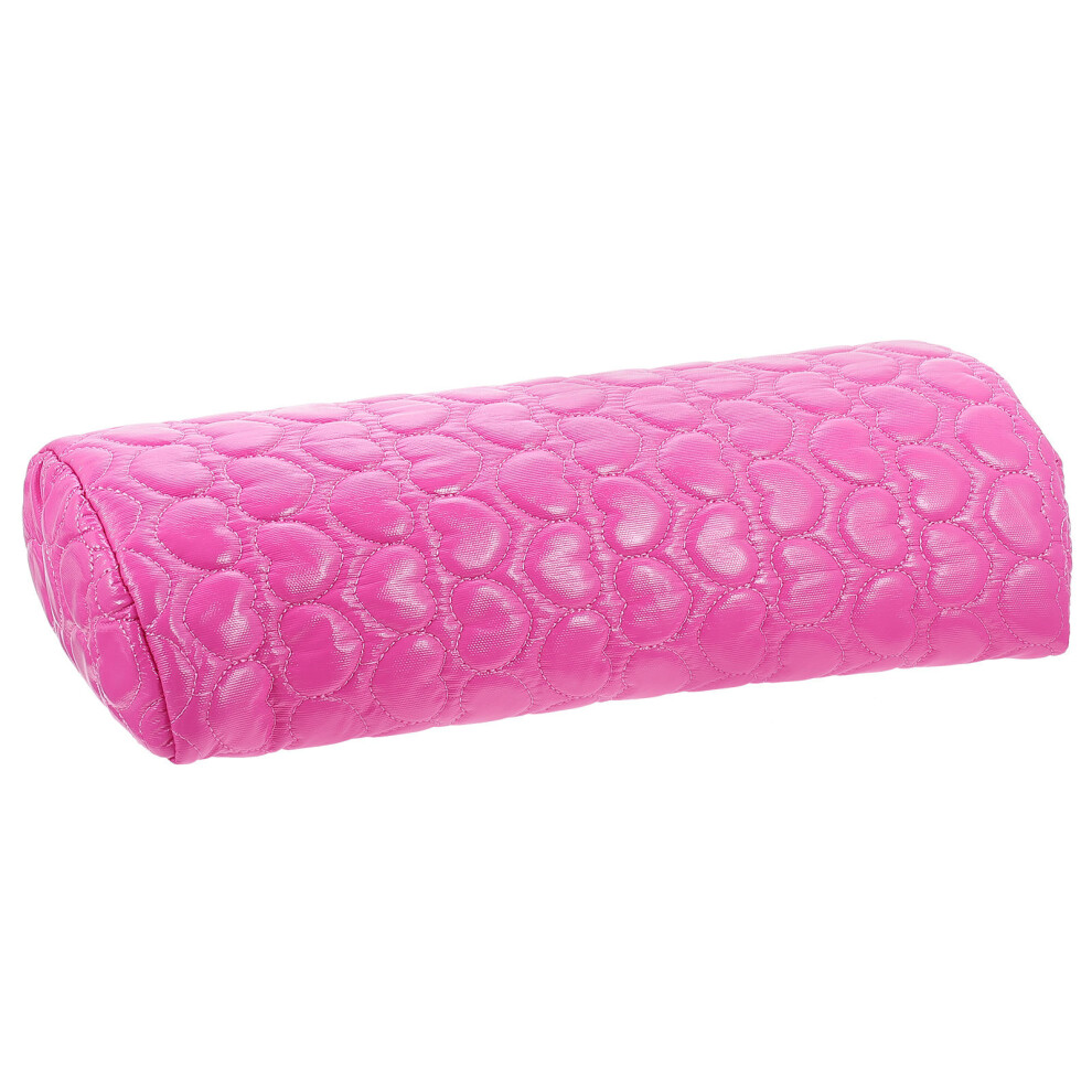 Aboofan 3Pcs Nail Art Hand Rest Cushion Rosy Pu Wrist Support For Manicure