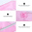 2Pièces Récipient Alimentation Rose Fixable Pour Cage De 11