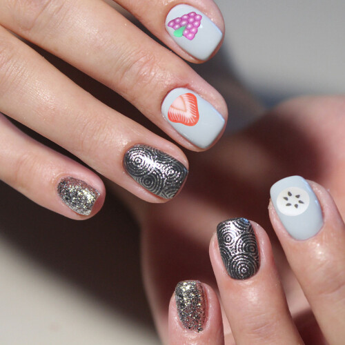 2Ensembles Nail Art Tranches Fruits Polymères Diverses 2