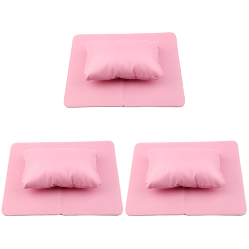 3Ensembles Coussin Rose Repose-Main Mat Ongles Pour Salon 2