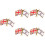 5Pièces Broche Zinc Décoration Vêtements 7