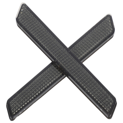 2Paires Caches Réflecteurs Sacoches ABS Gris Protection Durable 2