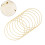 50Pièces Cercles Métalliques Pour Macramé Décorations DIY Colorées 9