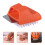 4Pièces Outils Nettoyage Bbq Gril Compacte Orange Polyvalente 8