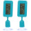 2Pièces Thermomètres Reptiles Vert Avec Ventouse Rotative 360 Facile 2