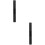 2Pièces Colle Cils Noire Double-Embout Pratique Usage Ongles 8