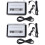2Pièces Convertisseur De Cassette USB Argent Pour Écoute Mp3 Portable 5