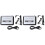 2Pièces Convertisseur De Cassette USB Argent Pour Écoute Mp3 Portable 2