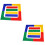 16Pièces Stickers Sol Durable Tennis Basket Multicolores 6