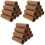 36Pcs Empty Toilet Paper Rolls DIY Crafts Durable Light Brown 5