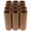 36Pcs Empty Toilet Paper Rolls DIY Crafts Durable Light Brown 2