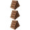 36Pcs Empty Toilet Paper Rolls DIY Crafts Durable Light Brown 10