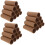 36Pcs Empty Toilet Paper Rolls DIY Crafts Durable Light Brown 9