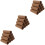 36Pcs Empty Toilet Paper Rolls DIY Crafts Durable Light Brown 7