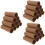 36Pcs Empty Toilet Paper Rolls DIY Crafts Durable Light Brown 8