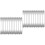 24Pièces Bracelet Bangle Argenté Acier Inoxydable Accessoire DIY 6