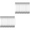 24Pièces Bracelet Bangle Argenté Acier Inoxydable Accessoire DIY 5