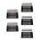 5Pcs Convenient Temporary Car Phone Number Display Plate Multi Color 3