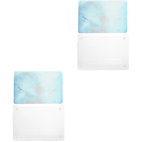 2Pièces Protection Laptop Coque Plastique Style Élégant 2