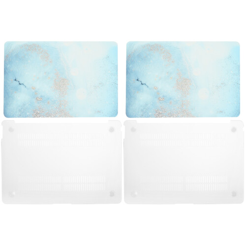 2Pièces Protection Laptop Coque Plastique Style Élégant 1