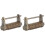 2Pièces Cadenas Sculpté Ancien Style Chinois Portable 4