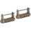 2Pièces Cadenas Sculpté Ancien Style Chinois Portable 6