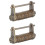 2Pièces Cadenas Sculpté Ancien Style Chinois Portable 7