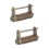 2Pièces Cadenas Sculpté Ancien Style Chinois Portable 9