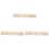 3Pièces Miniature Bois Beige Pour Jardin Diorama 2
