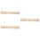 3Pièces Miniature Bois Beige Pour Jardin Diorama 7