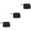 3Pièces De Rangement Cd Noir Grande Capacité 40 Disques Portable 5