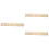 3Pièces Miniature Bois Beige Pour Jardin Diorama 6