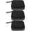 3Pièces De Rangement Cd Noir Grande Capacité 40 Disques Portable 8